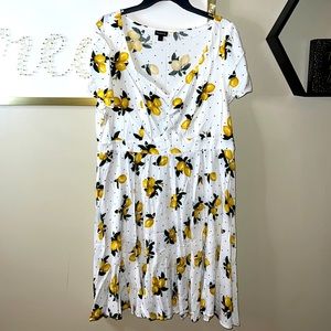 Torrid Lemon 🍋 Peplum Dress